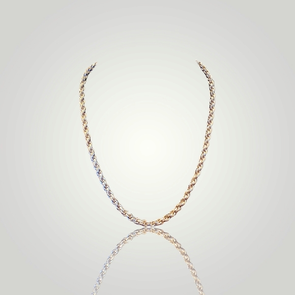 Monet Silvertone Twist Chain - Picture 1 of 4